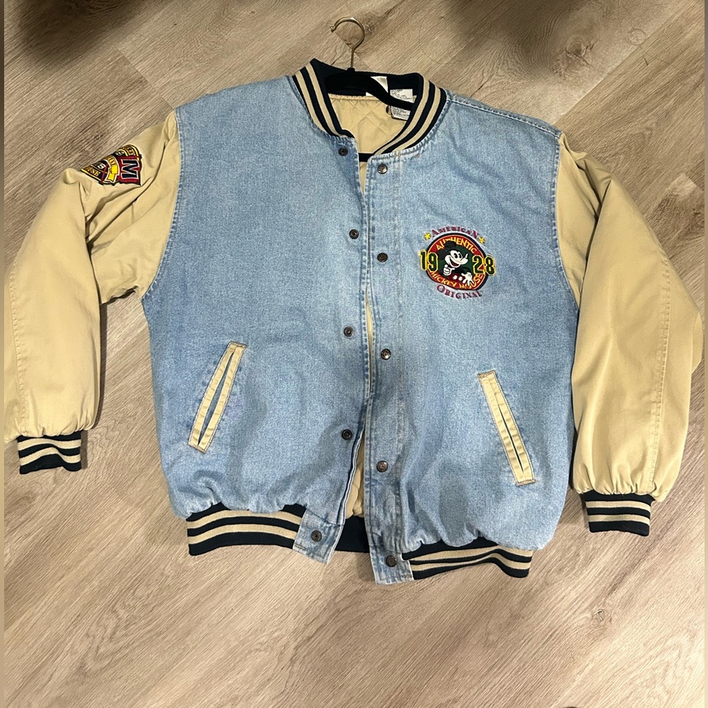 Disney Vintage Original American 1928 Mickey Mouse Varsity Jacket (LARGE)
